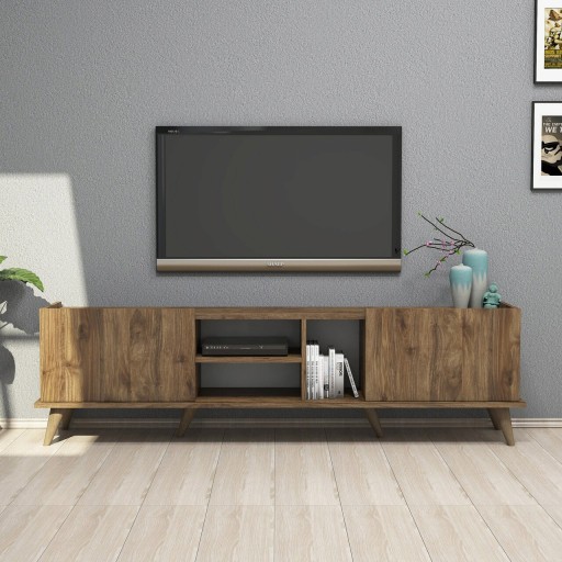 Comoda TV, Arcadia, Elegante 1310, 180x52x34 cm, PAL, Maro