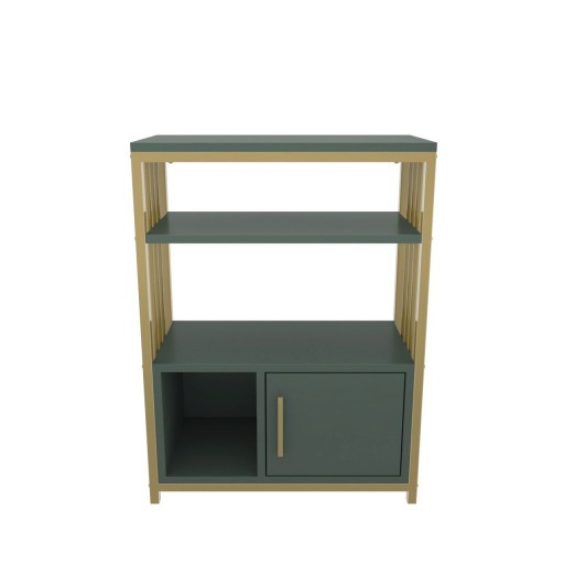 Corp biblioteca, Zena Home, Letos, 60x80x29 cm, PAL, Verde