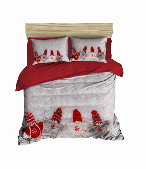 Lenjerie de pat dubla King (EU) (ES), 3 piese, L'essentiel Maison, 411, Multicolor