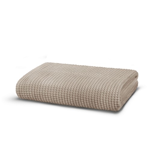 Prosop de baie, L&#039;appartement , Modal Waffle (76 x 142), 50% Tesatura modala/50% Bumbac, Maro