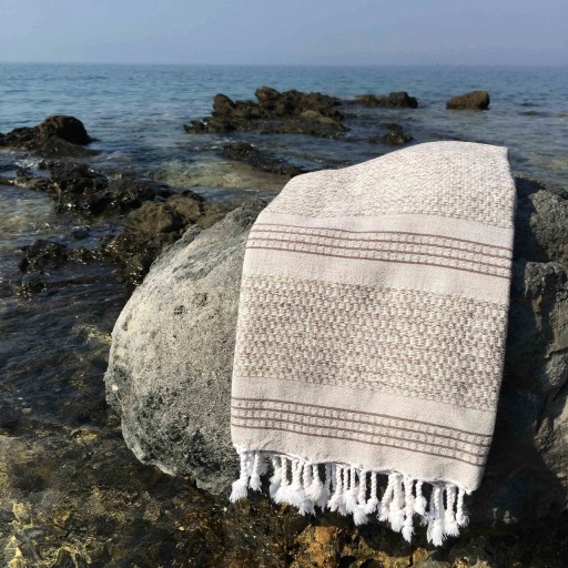 Prosop de plaja, L&#039;essentiel Maison, Linen, Maro