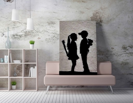 Tablou decorativ, WY61 (50 x 70), 50% bumbac / 50% poliester, Canvas imprimat, Multicolor