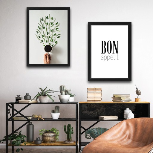 Set 2 tablouri decorative, Bon Appetit Set, PAL, Hartie, Multicolor