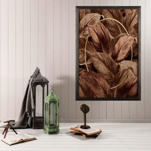 Tablou decorativ, Fall, Lemn, Lemn, Multicolor