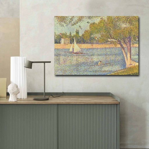 Tablou decorativ, 70100FAMOUSART-025, Canvas, 70 x 100 cm, Multicolor