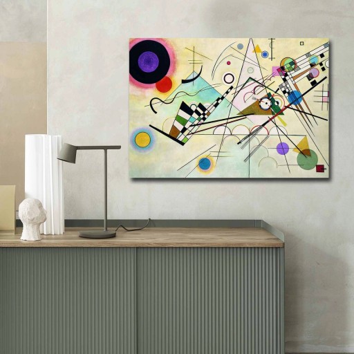 Tablou decorativ, 70100FAMOUSART-034, Canvas, 70 x 100 cm, Multicolor