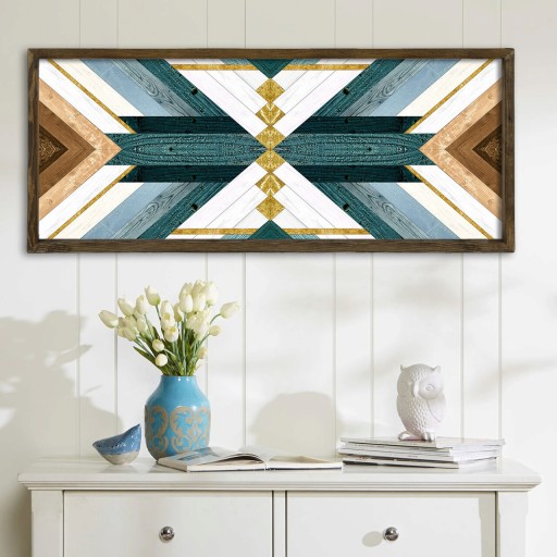 Tablou decorativ, TAH073, MDF, Imprimat UV, Multicolor