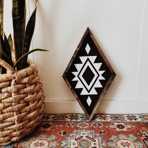 Tablou decorativ, CZM017, Lemn, MDF, Multicolor