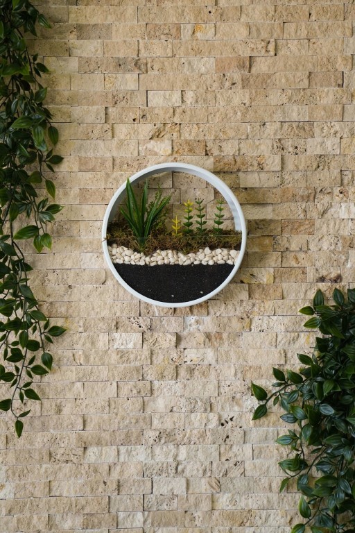 Decoratiune de perete, Midlothian, Metal, Fier, Alb