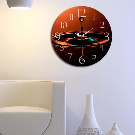 Ceas de perete, Ms-09, MDF, ø40 cm, Multicolor