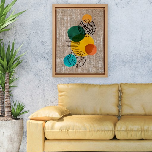 Tablou decorativ, LNJ219362251113, Iuta, Canvas, Multicolor