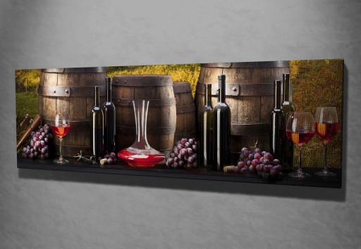 Tablou decorativ, PC043, Canvas, 30 x 80 cm, Multicolor
