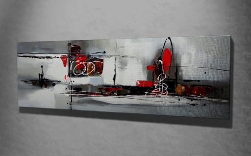 Tablou decorativ, PC090, Canvas, 30 x 80 cm, Multicolor