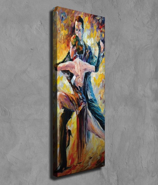 Tablou decorativ, PC201, Canvas, Lemn, Multicolor