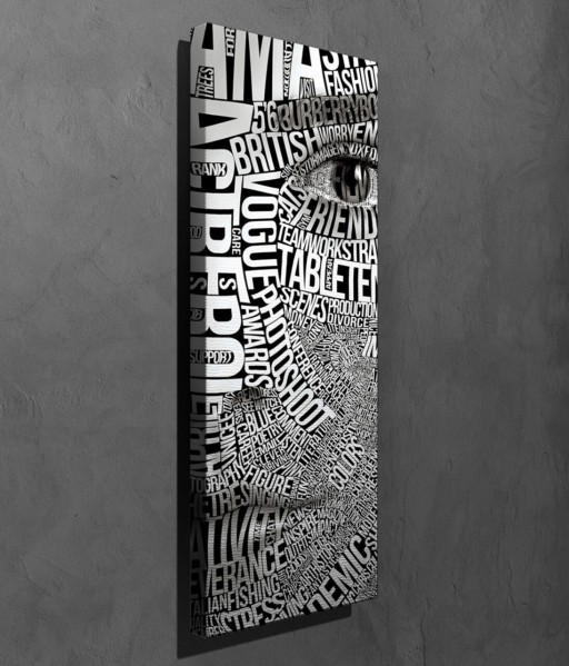 Tablou decorativ, PC266, Canvas, Lemn, Multicolor