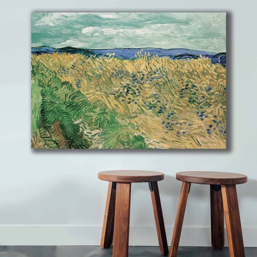 Tablou decorativ, 70100VANGOGH009, Canvas, Lemn, Multicolor