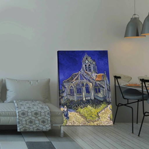 Tablou decorativ, 70100VANGOGH022, Canvas, Lemn, Multicolor