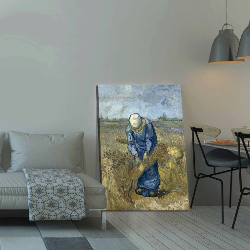 Tablou decorativ, 70100VANGOGH029, Canvas, Lemn, Multicolor