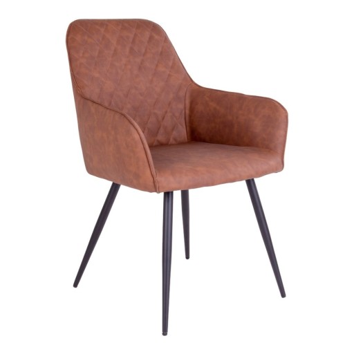 Set 2 scaune dining House Nordic Harbo, maro