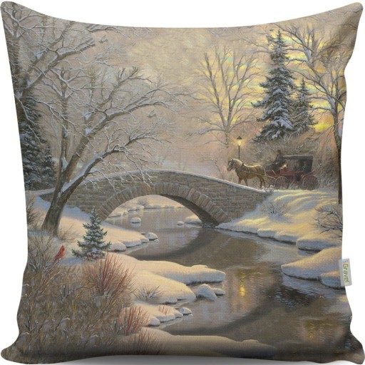 Pernă Bridge, 43 x 43 cm