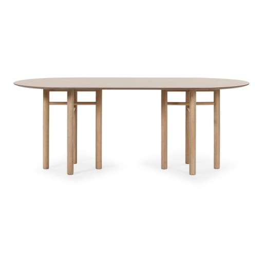 Masă dining ovală Teulat Junco, lungime 200 cm
