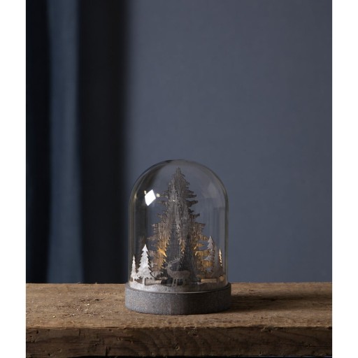 Decorațiune luminoasă de Crăciun maro ø 12,5 cm Kupol – Star Trading