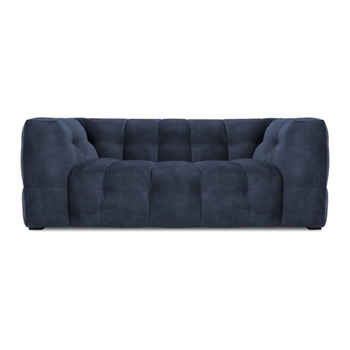 Canapea cu tapițerie din catifea Windsor & Co Sofas Vesta, 208 cm, albastru