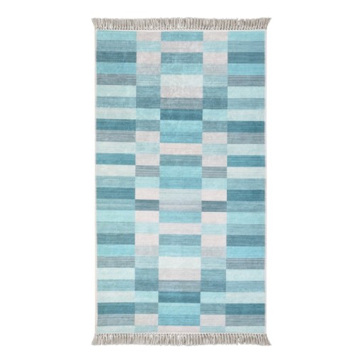 Covor albastru lavabil 80x150 cm Hali – Vitaus