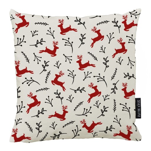 Pernă cu husă din bumbac Butter Kings Deer, 45 x 45 cm