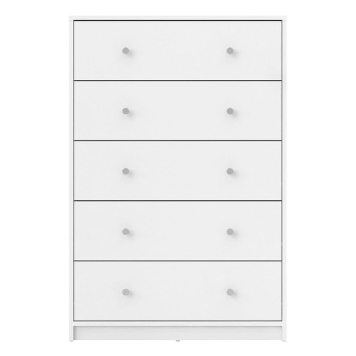 Comodă albă 72x108x30 cm May – Tvilum