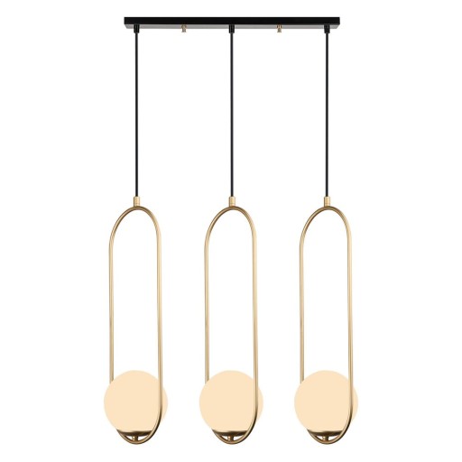 Lustră Squid Lighting Arch, înălțime 146 cm, auriu