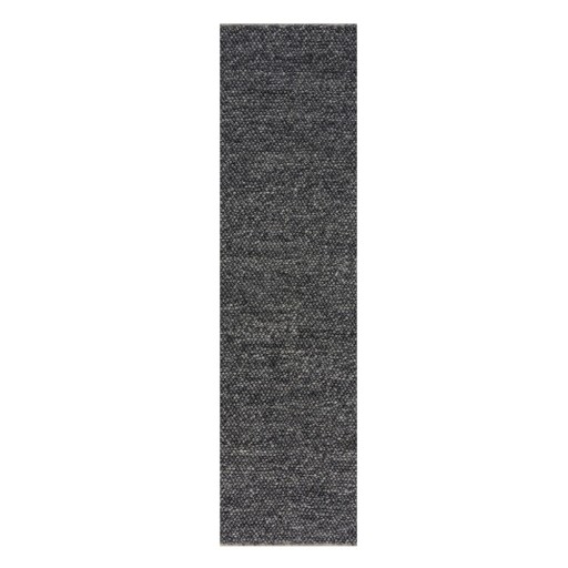 Covor tip traversă gri închis țesut manual din amestesc de lână 60x230 cm Minerals – Flair Rugs