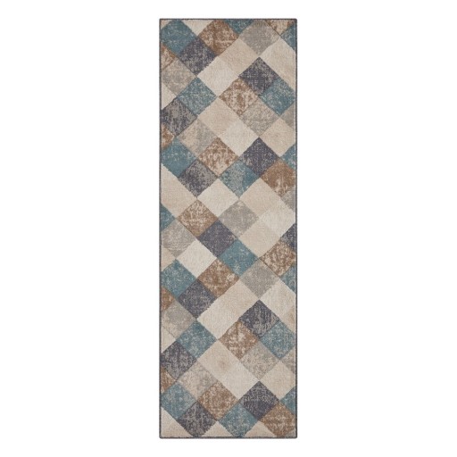 Covor tip traversă albastru/bej 80x200 cm Terrain – Hanse Home