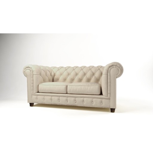 Canapea crem cu tapițerie din catifea 184 cm Cambridge – Ropez