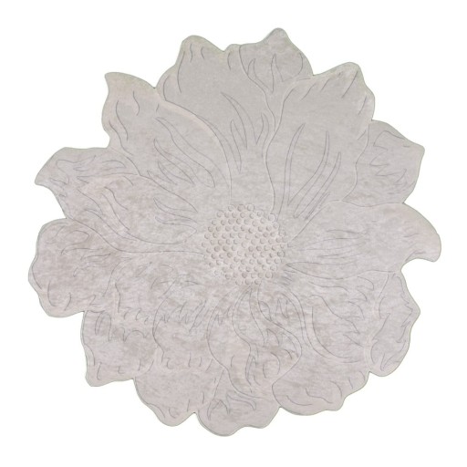 Covor Vitaus Kaluma, ⌀ 80 cm, crem
