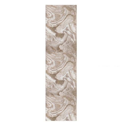 Covor tip traversă bej 80x300 cm Marbled – Flair Rugs