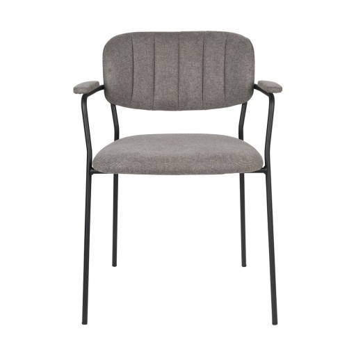 Scaune de dining gri-deschis 2 buc. Jolien – White Label