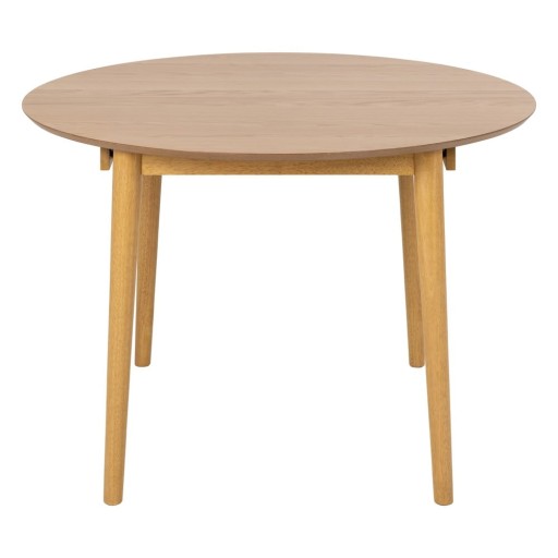 Masă rotundă pliabilă cu blat în decor de stejar ø 115 cm Montreux - Actona
