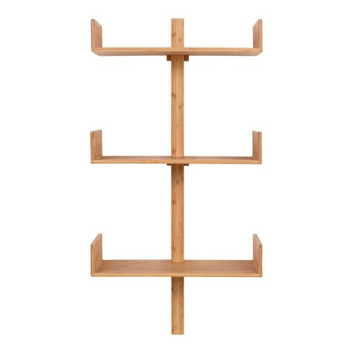 Raft în culoare naturală etajat din bambus 50 cm Villa – House Nordic