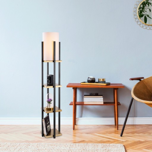Lampadar, Lampana, 211LMP1105, Metal, Negru