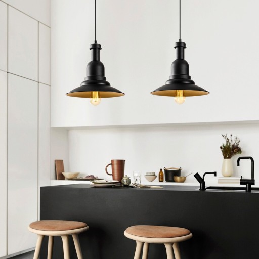 Lustra, Opviq, 892OPV1586, Metal, Negru