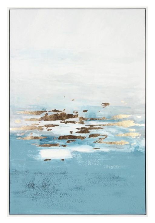 Tablou decorativ Bold 306, Bizzotto, 82.6 x 122.6 cm, canvas pictat si imprimat/foita de aur/MDF