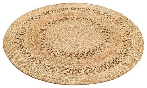 Covor, Ca-112 Natural Xw, 150x150 cm, Iuta, Bej