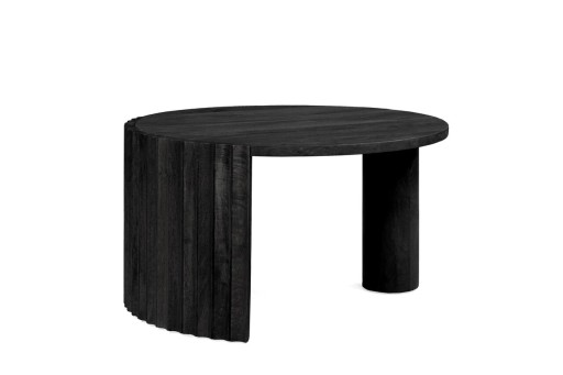 Masuta de cafea Orissa, Bizzotto, 80x45 cm, lemn de mango, negru