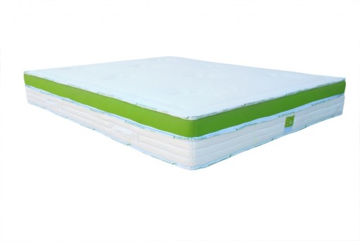 Saltea Green Future Nature Bamboo 160x200 cm, H 25 cm, Latex, Memory, Dual Confort