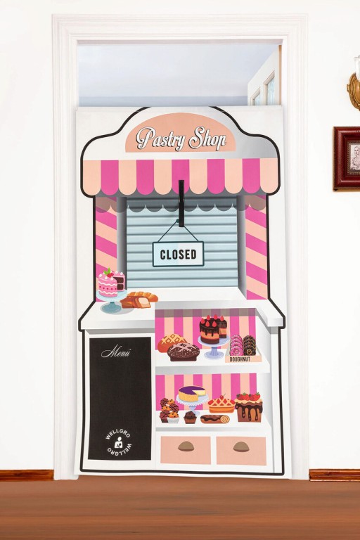 Joc cu fixare pe usa, Wallxpert, Pastry Shop, Roz