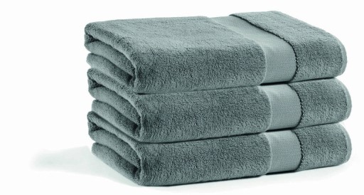 Prosop de baie, L&#039;appartement , Valencia Wash, 80% Bumbac/20% Bambus, Gri inchis