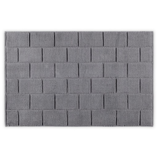 Covoras de baie, L&#039;appartement , Tile, 50x80 cm, Bumbac, Gri
