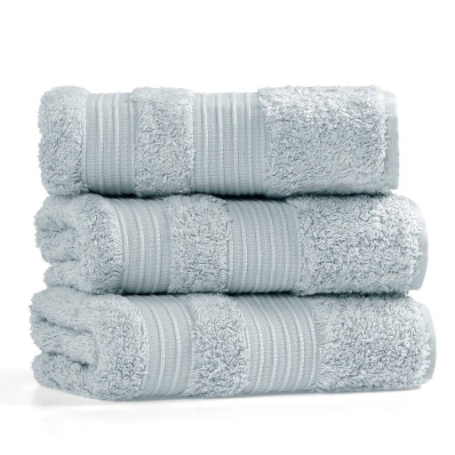 Prosop de baie, L&#039;appartement , London Wash, 60% Bumbac/40% Bambus, Albastru