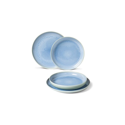 Serviciu de masă 4 buc. din porțelan Crafted Blueberry – like | Villeroy & Boch